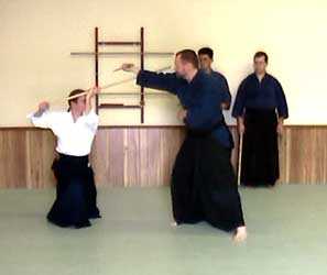 Brad Boute, shidachi and Walt Hansen, uchidachi