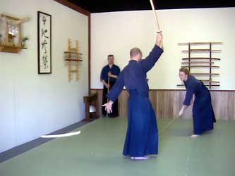 K. Slatoff, uchi dachi and M. Slatoff, shi dachi